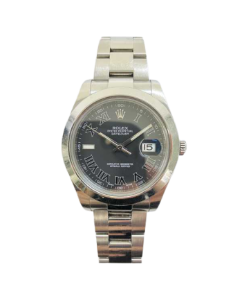 Rolex Datejust II 116300 Dark Grey Roman Dial